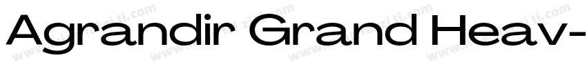 Agrandir Grand Heav字体转换